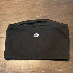 Champion Wide Black Headband - Small, Embroidered Logo, NWOT